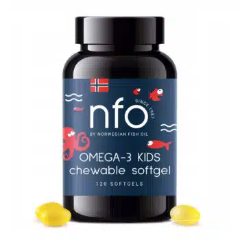 NFO® Omega-3 Kids: Naturalna Siła Ryb i Witaminy D w Kapsułkach do Żucia